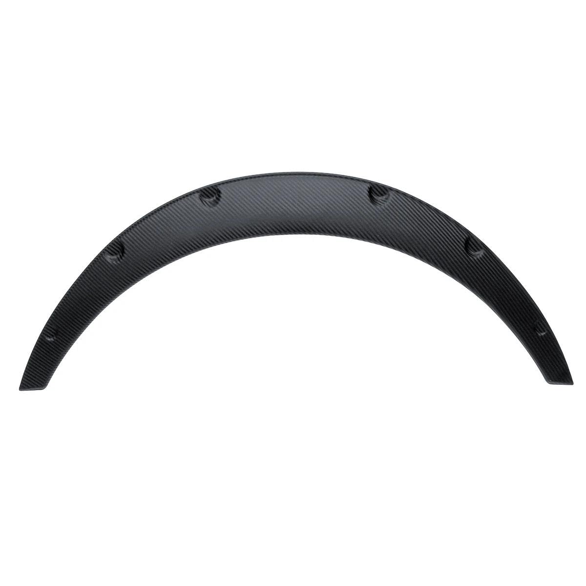 4 Pièces Élargisseur de l'aile de Voiture en Fibre de Carbone, Universel Garde-Boue Évasement de Roue 80CM Roue Avant-arrière Protège-Boue de Voiture pour SUV