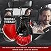 Rdxcv 1 Pair Mini Boxing Gloves for Car Mirror, Auto Mirror Hanging Gloves with Flag Pattern, Country Flag Miniature Boxing Ornament for Most Vehicle Mirrors, Car Accessories (Trinidad & Tobago)