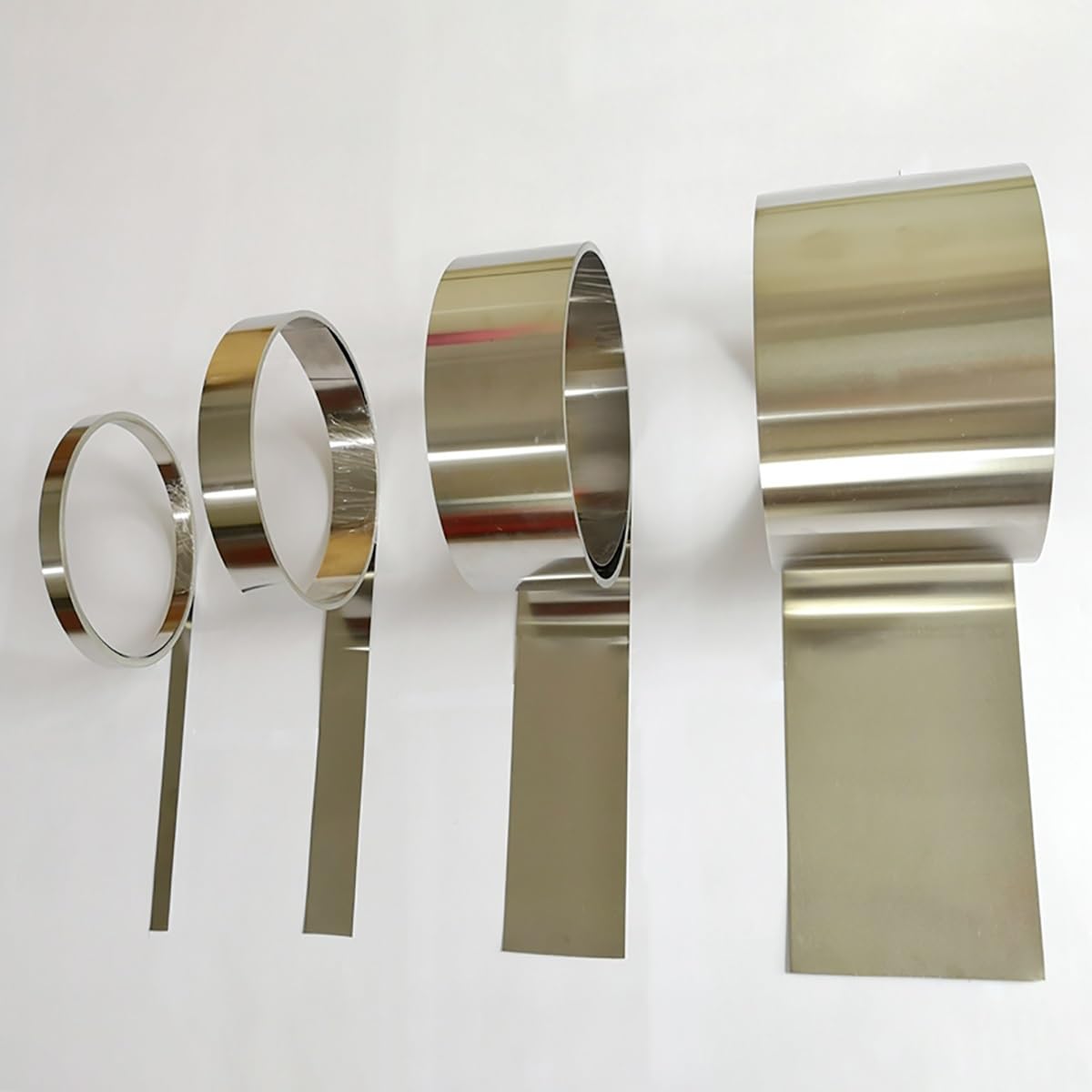 ritagli di piano di lavoro 1 metro di spessore 0,02 mm - 1 mm Lamiera di acciaio inossidabile 304 Lamiera di acciaio sottile Larghezza piastra di acciaio 200 mm Kit CNC(1mm)