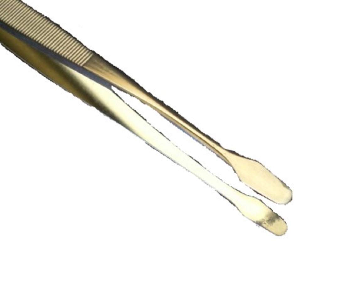 Showgard 909 Stamp Tongs, Spade Tip