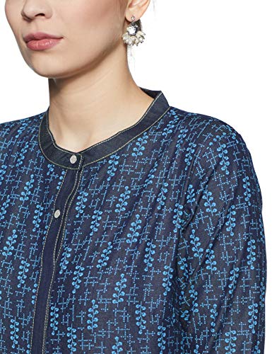 Image of Aurelia Women's Cotton Regular Fit Casual Kurta