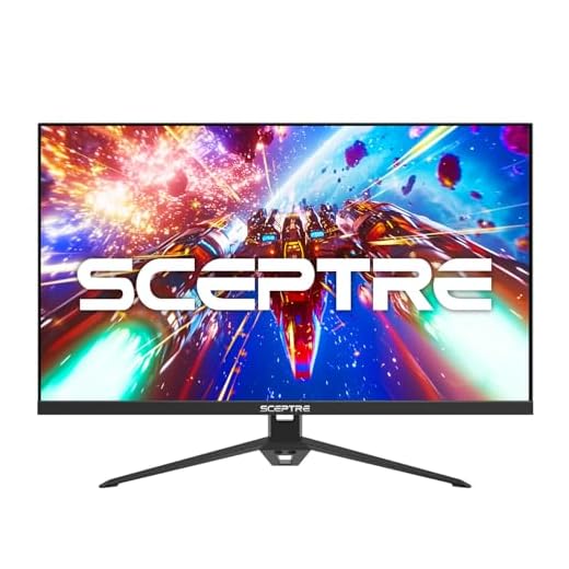 Sceptre 27-inch IPS Gaming LED Monitor up to 165Hz 144Hz 1ms DisplayPort HDMI, FreeSync FPS RTS Build-in Speakers Gunmetal Black 2022 (E275B-FPT165)