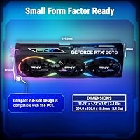 PNY GeForce RTX™ 5070 12GB ARGB OC Triple Fan Grafikkarte DLSS 4 – Ansicht 4