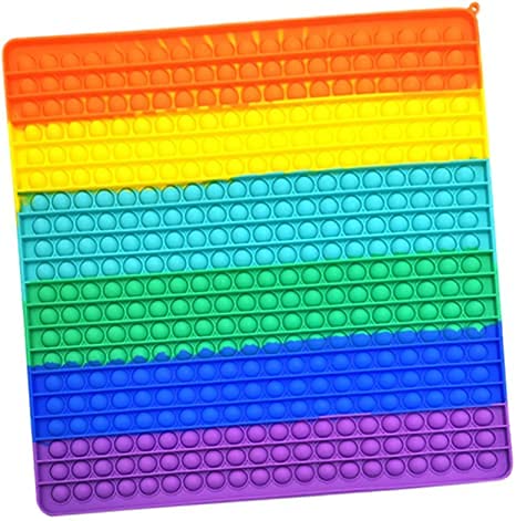 NC Silicone Jumbo Push Pop it Bubble Fidget Toy- 400 Bubbles (19.6in)