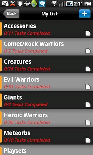 He-Man MOTU Collector Checklist