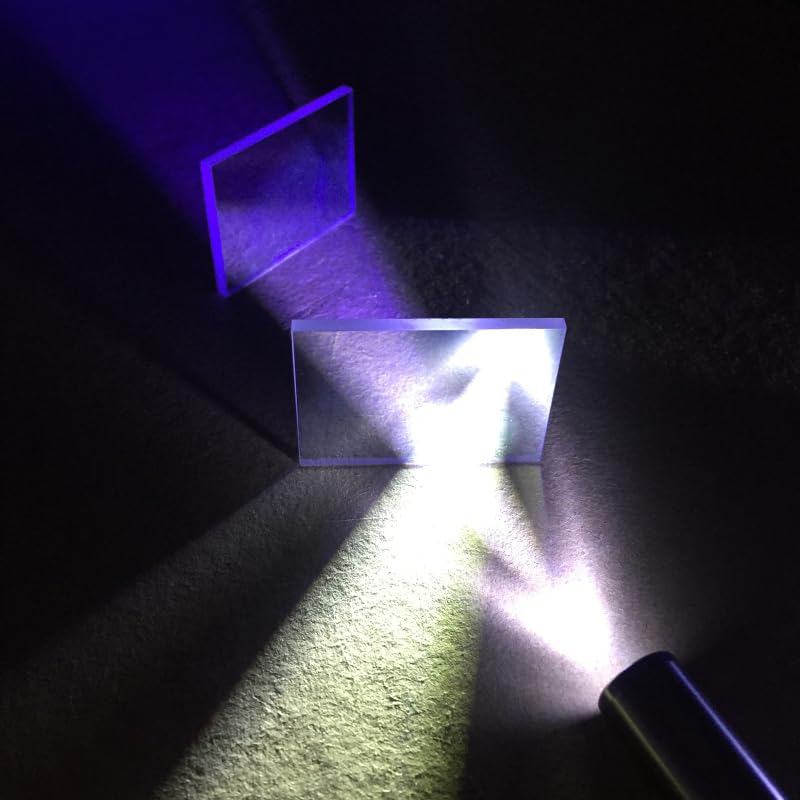 1pc Optical Glass Semi-Reverse Semi-Transmission Prism Spectre 50/50 Visible Light Spectre 420-680nm Beam Splitter Prism