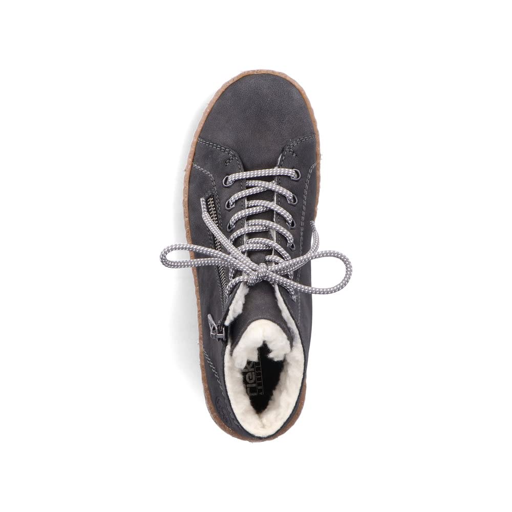 Rieker Donna Sneaker N1020, Signora Sneaker Basse,Soletta Removibile