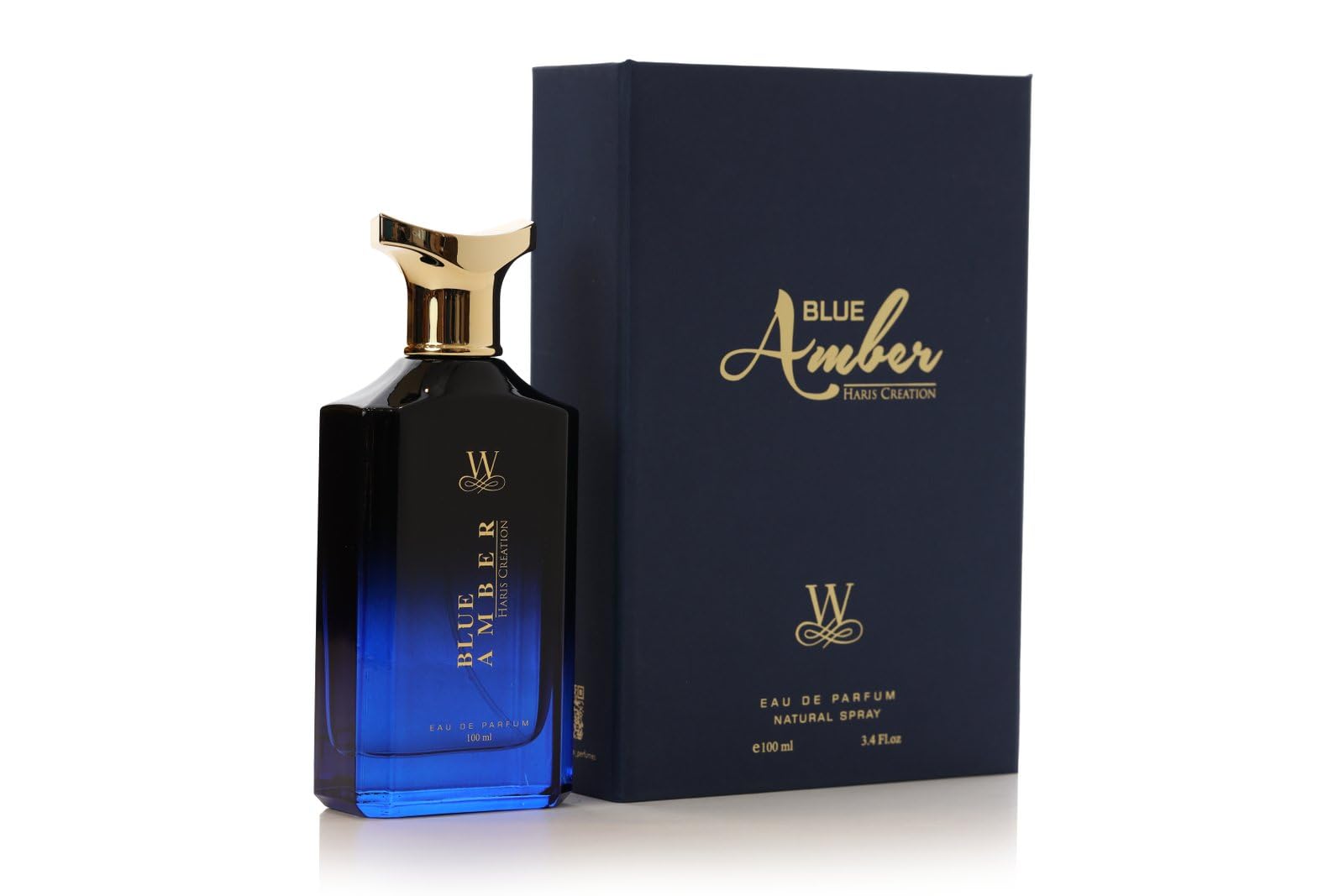 Blue Amber Haris Creation Eau De Parfum - 100ml Natural Spray