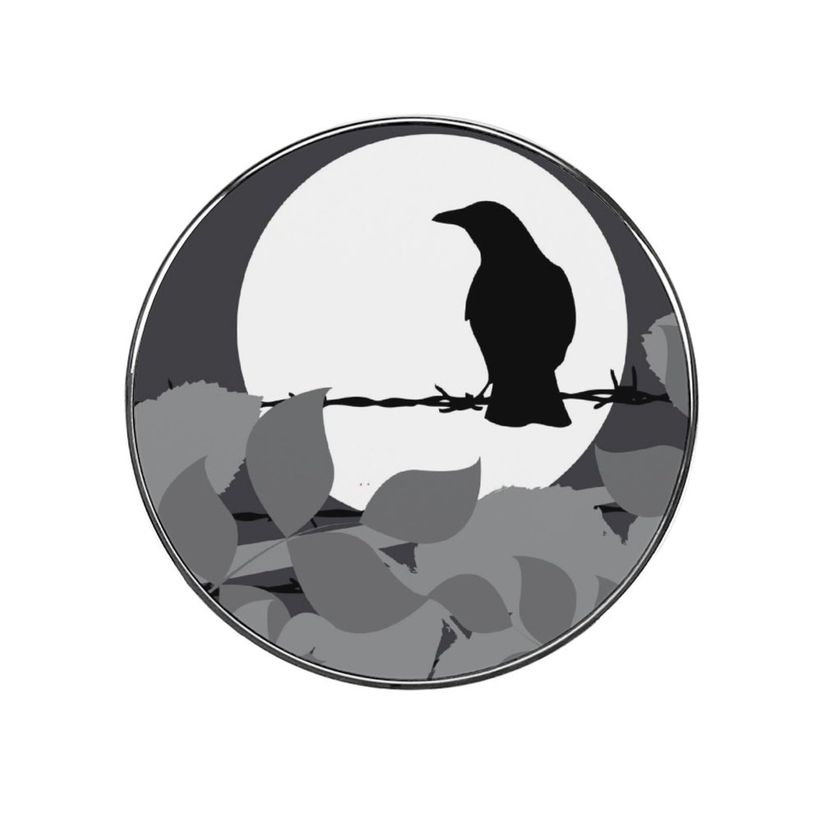 Night Bird Alloy Fridge Magnet For Office Cabinet Refrigerator Whiteboard Photo
