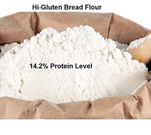 Miniatura 2 de Oasis Supply, Bakers Harina de pan con alto contenido de gluten, enriquecida bromatada blanqueada, nivel de proteína de 14.2%, en una bolsa