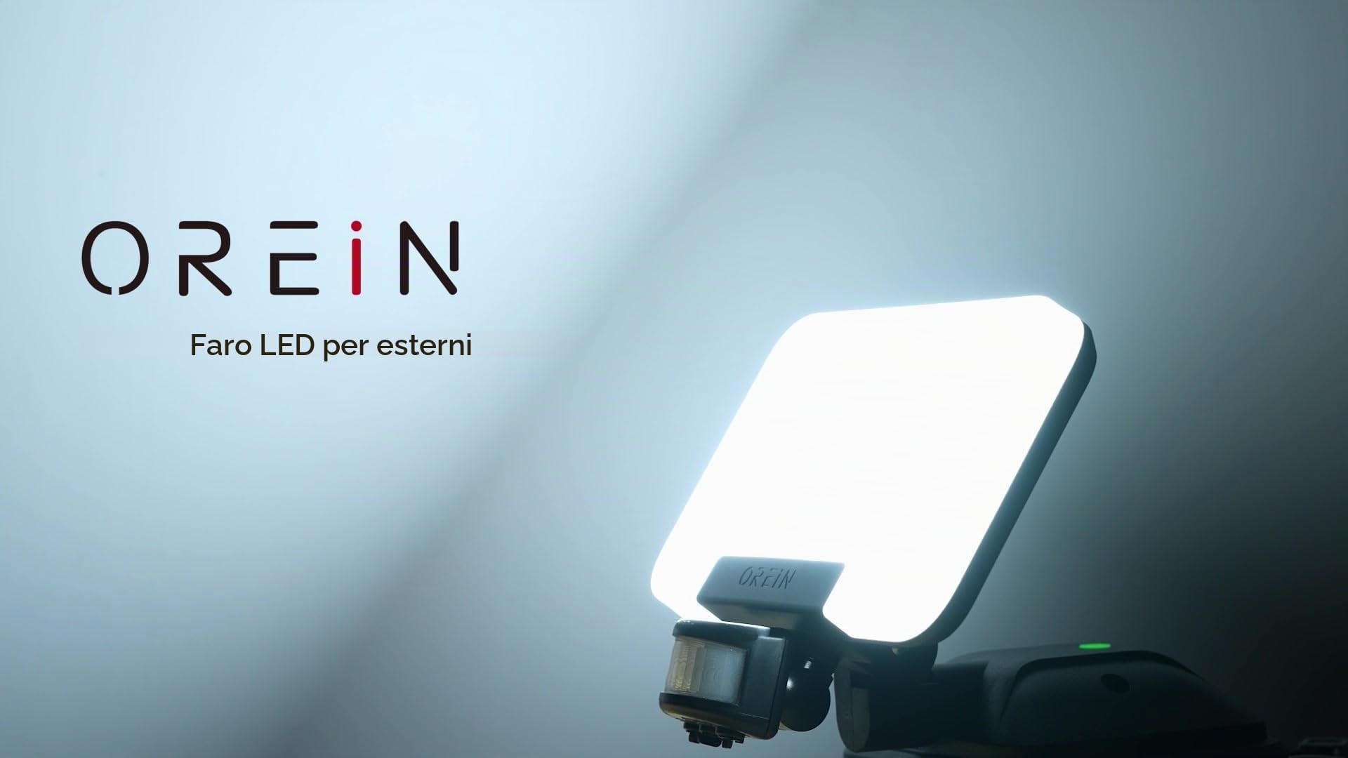 OREiN Luci di Sicurezza per Esterni con Sensore di Movimento, 24W Bianco Caldo/Naturale/Freddo Regolabile 2800 Lumen Faretto con Sensore di Movimento PIR, IP65 Impermeabile, Luce Esterna Alimentata da