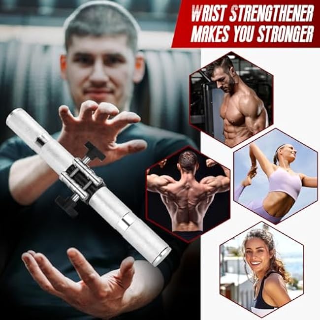 Forearm Strengthener,Wrist Strengthener,Forearm Grip Strengthener,Forearm Builder,Increase Grip And Arm Strength And Shine In All Competitions