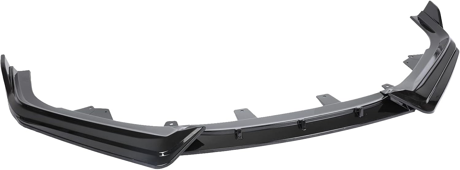 PENSUN Front Bumper Lip Spoiler Wing Front Splitter Fit for 2021 2022 Honda Accord Gloss Black