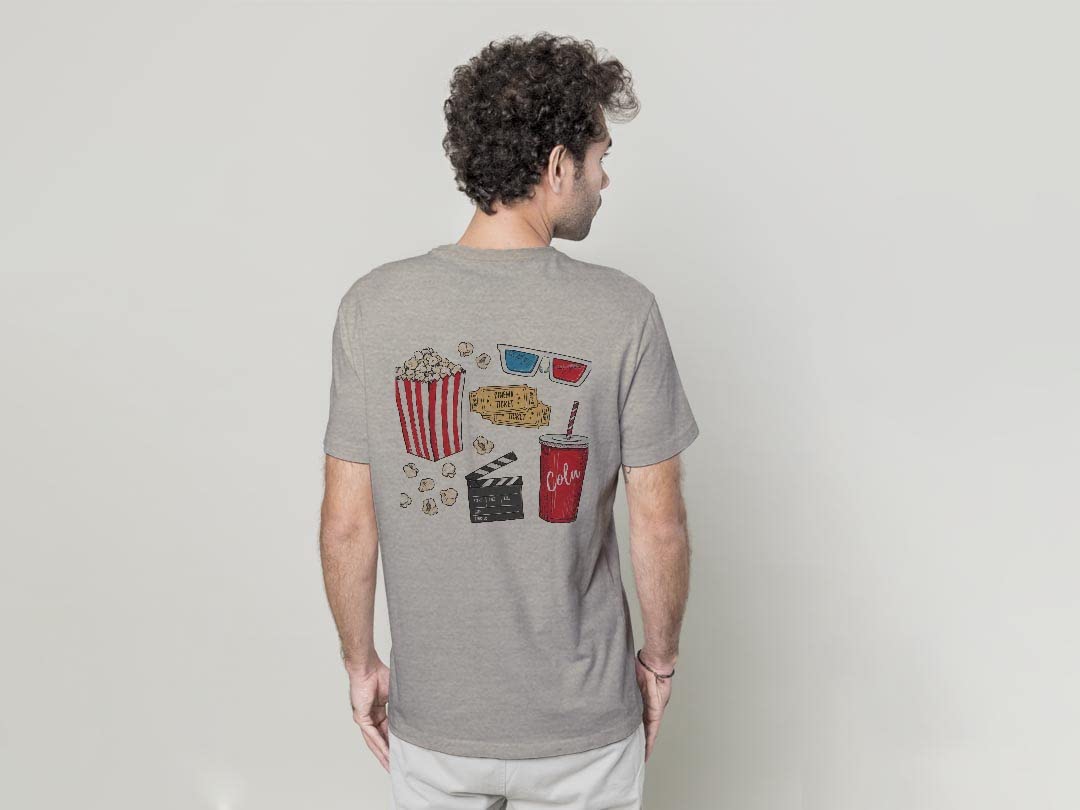 Amazon.co.jp: [igsticker] Tシャツ バックプリント メンズ S