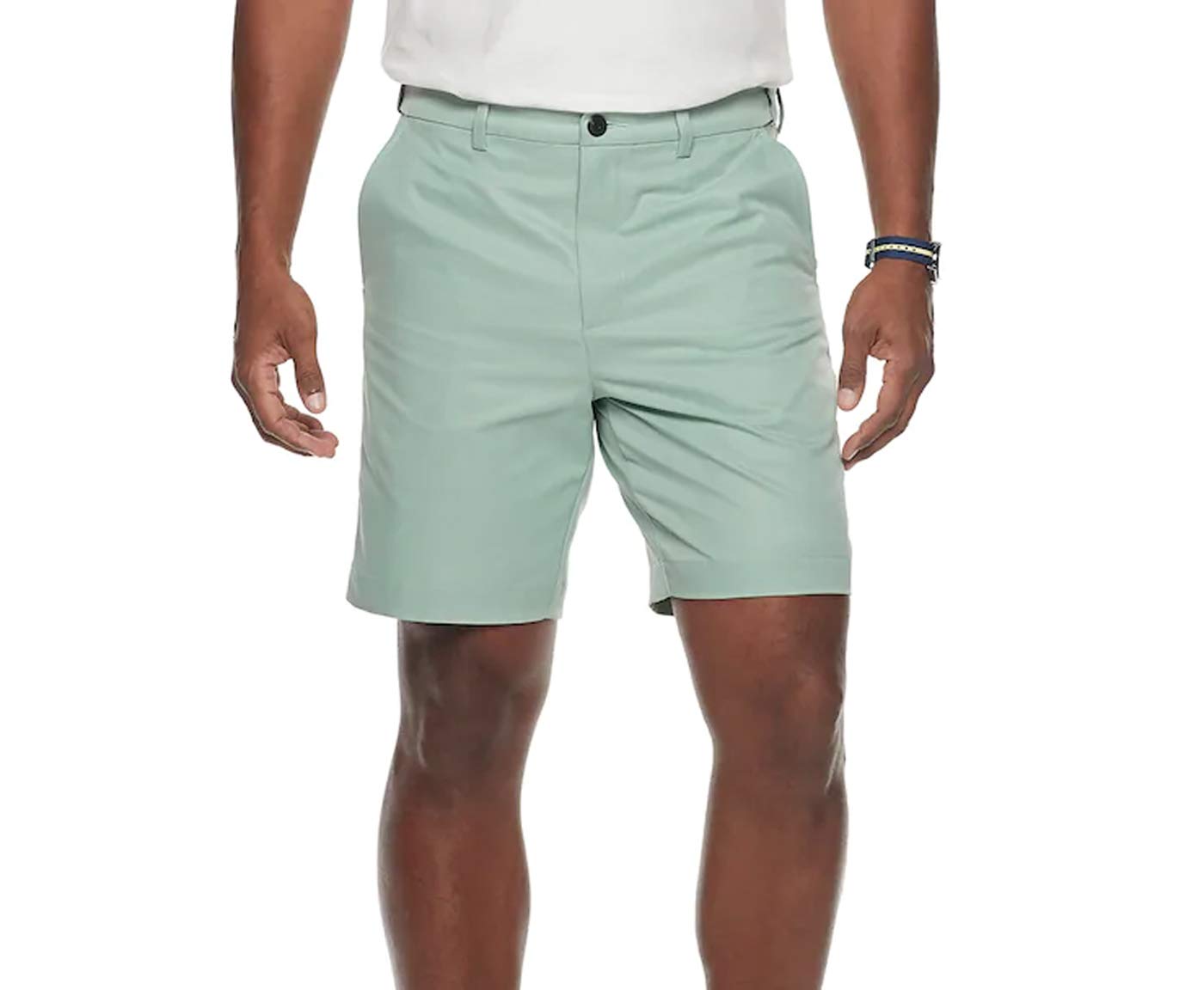 Croft & Barrow Mens Classic-Fit Quick-Dry Performance Flat-Front Shorts, Water, 42