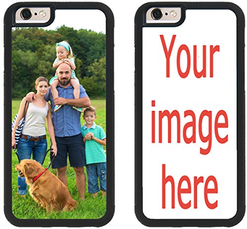 Custom Phone Cases for iPhone 6S Plus, iPhone 6 Plus, iZERCASE [Personalized Custom Picture CASE] Make Your Own Phone Case (Black)