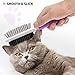 Pet Grooming Brush - Fur Detangling Pins & Coat Smoothing Slicker Bristles, Two-Sided Design for Dogs, Cats & Other Animals