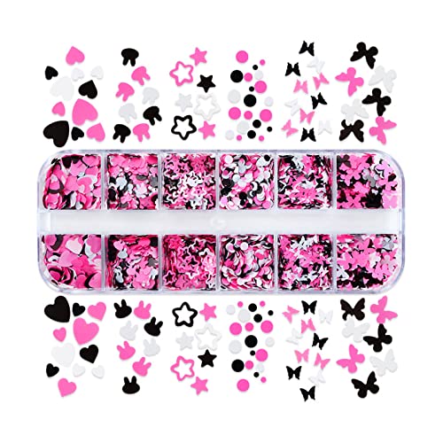 Resin Filling Accessories,Sequins for Epoxy Resin Mould Sequins Glitter for Nail Art and Jewelry Making