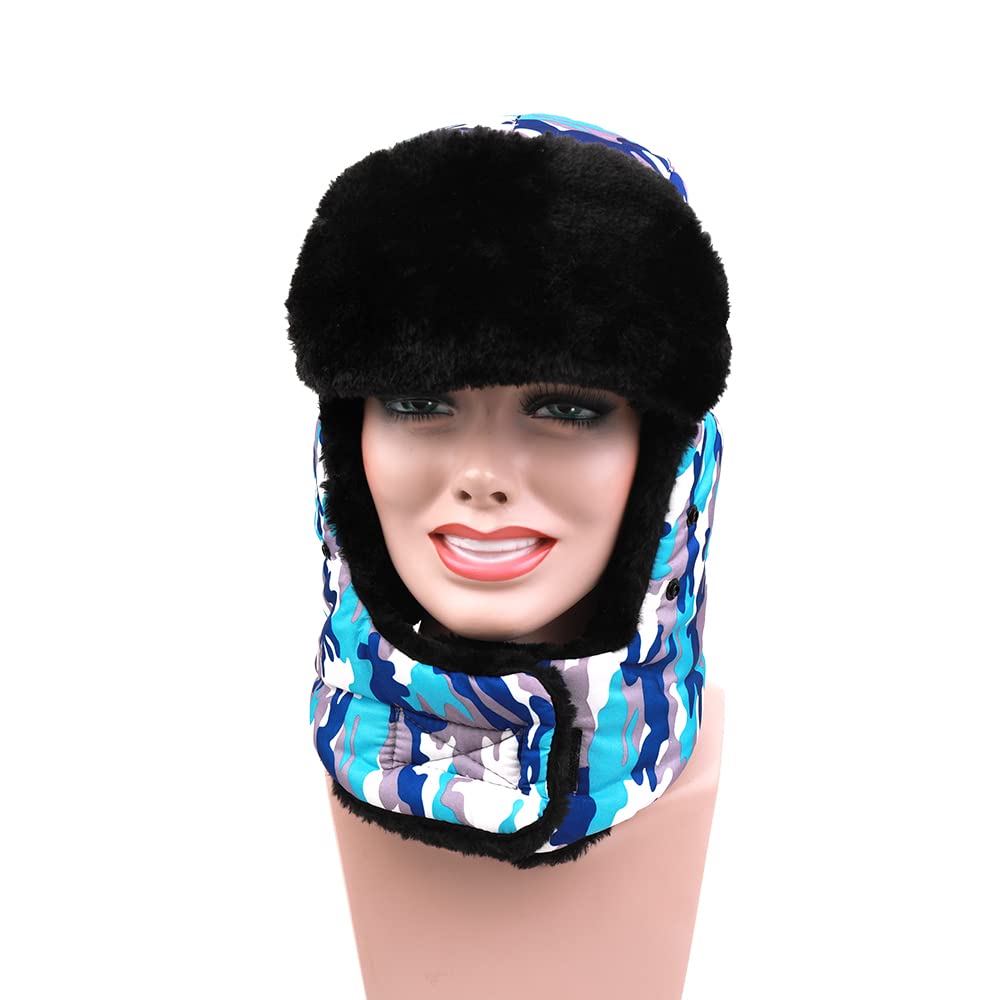 Adults Winter Keep Warm Hat Bionic Thermal Camouflage Ear Protect with The Respiration Valve for Outdoor Sport-image-36
