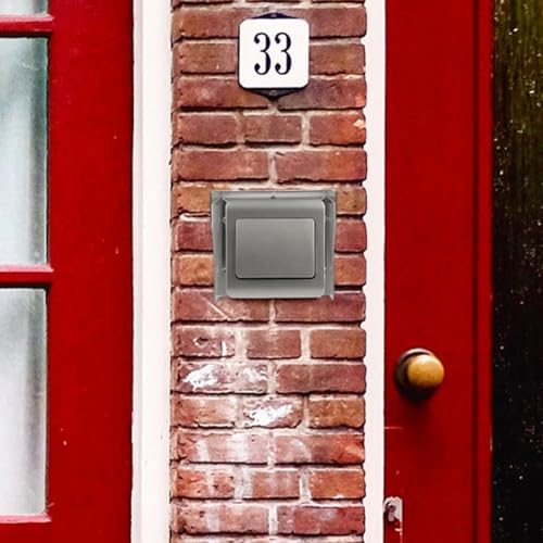 Cache de sonnette étanche pour borne de recharge et interphone de maison - 5