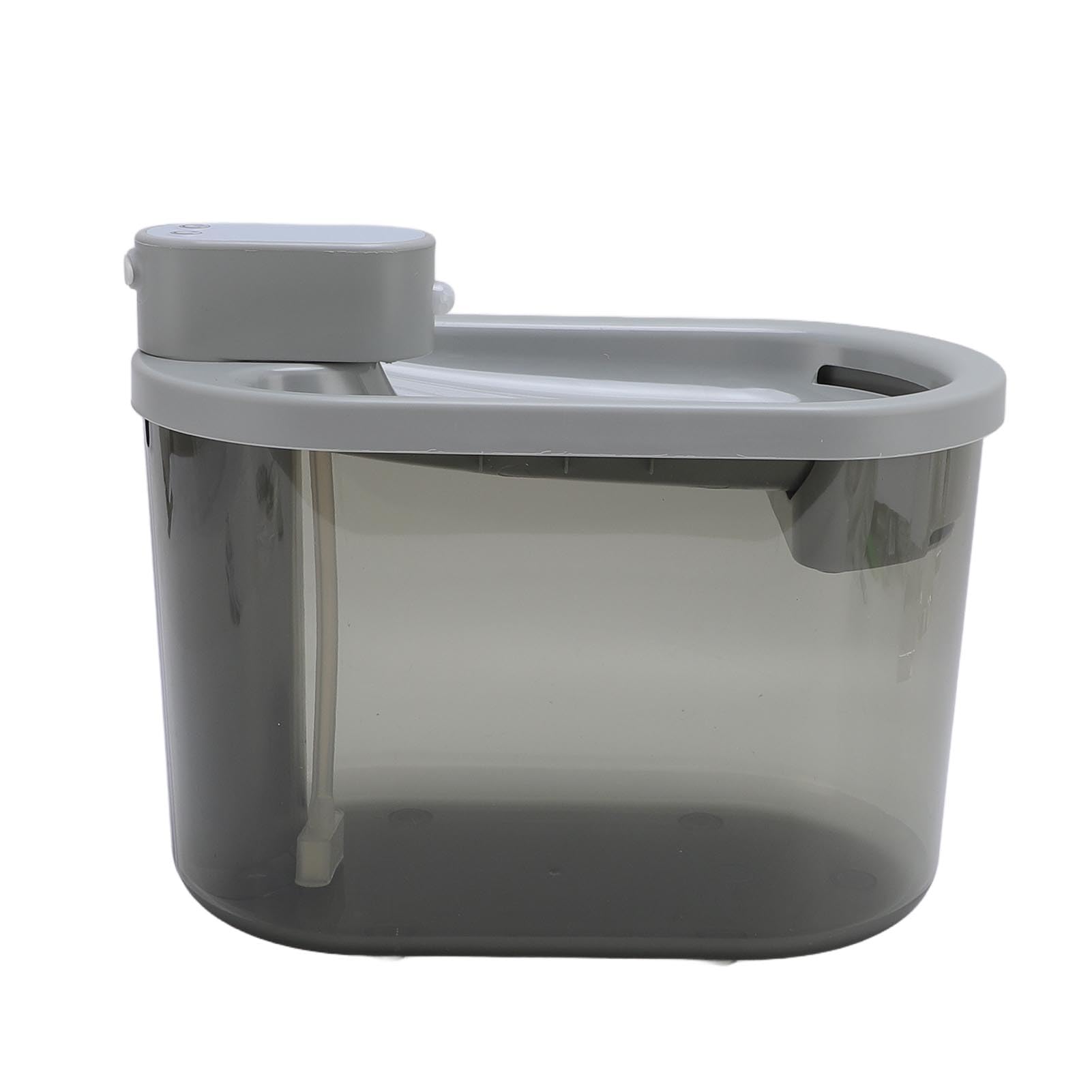 Katzen-Wasserbrunnen, Batteriebetriebener Ha (Grey)