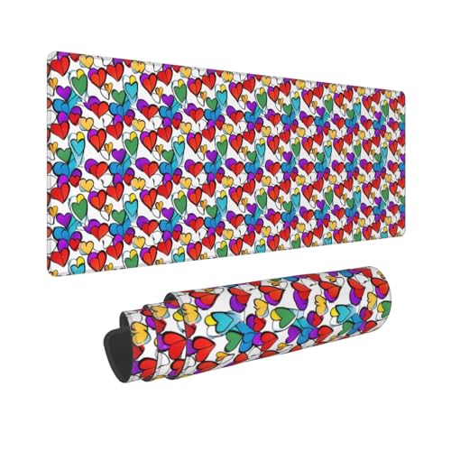Tapis de souris de jeu anti-glisse grand modèle pour soulager le poignet