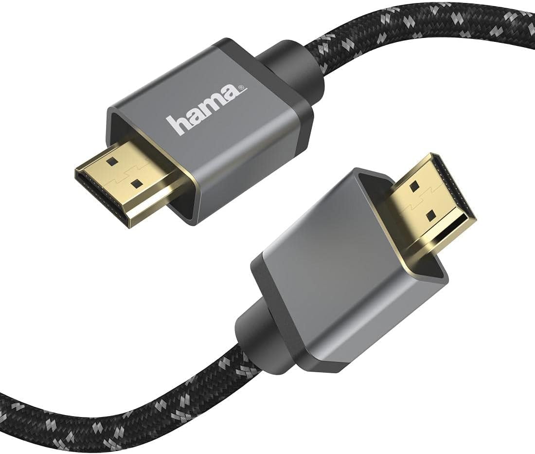 Hama Ultra High Speed HDMI Cable Male to Male 8K Metal 1.0m