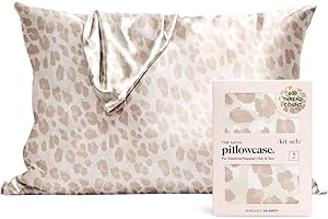 Leopard Kitsch Satin Pillow Cases for Hair and Skin
