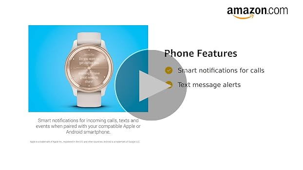 Amazon.com: Garmin Vivomove Trend, Stylish Hybrid Smartwatch