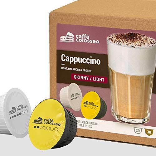 Caffè Colosseo - Cappuccino Ungesüßt - 60 Dolce Gusto Kompatible Kapseln  (60 KapseIn, 30 Tassen) : Amazon.de: Lebensmittel \u0026 Getränke