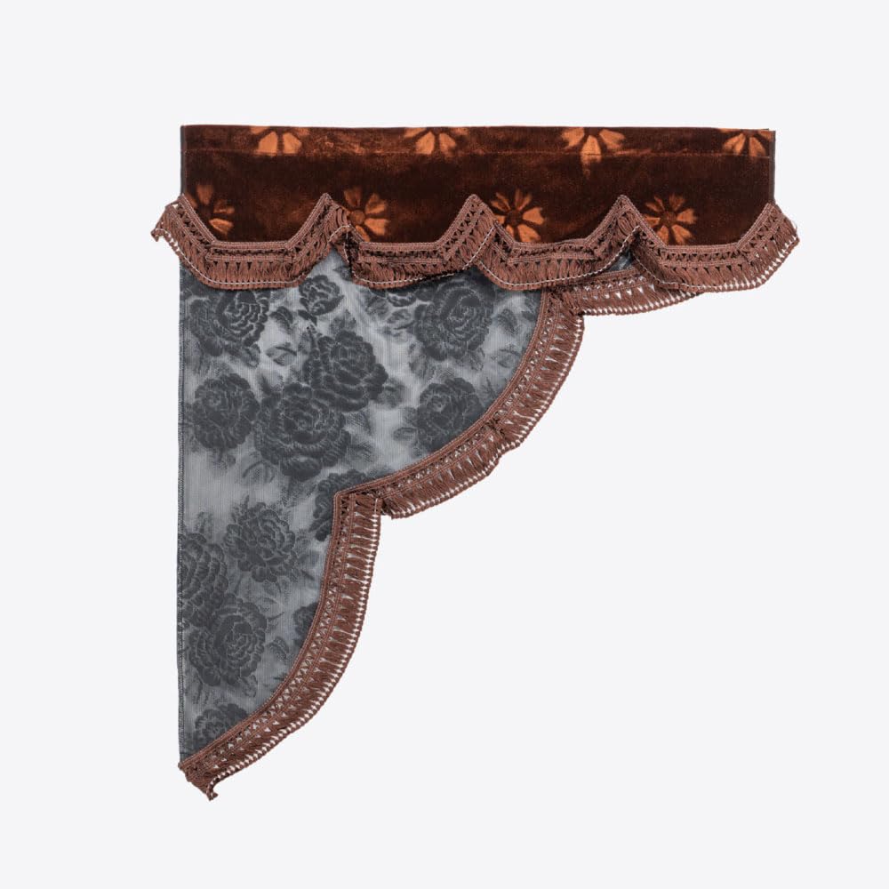 Amazon | 金華山 コスモス ロイヤルサイドカーテン L寸 700x850mm