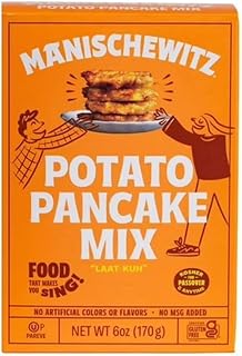 Manischewitz Potato Pancake Mix, 6 oz - Kosher Latke Mix with No Hydrogenated Fats or Bleached Flour