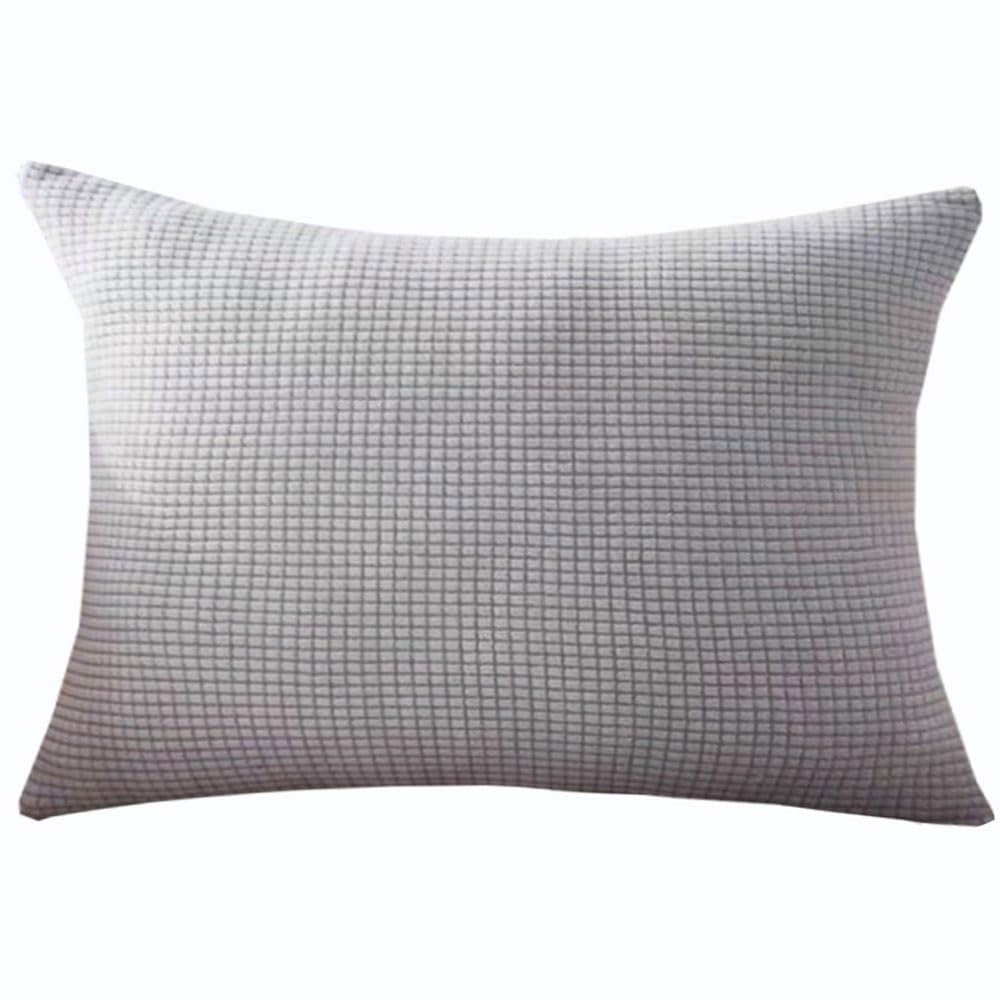 Swj-Swjssb Light Grey Super King Size Pillow Cases,Square Extra Large Cushion Covers 90X90,70X70,80X80 Cm Soft Stretch Pillow Cover With Invisible Zipper Decorative Pillowcases For Sofa Couch(,60X80 Cm (1Pc))