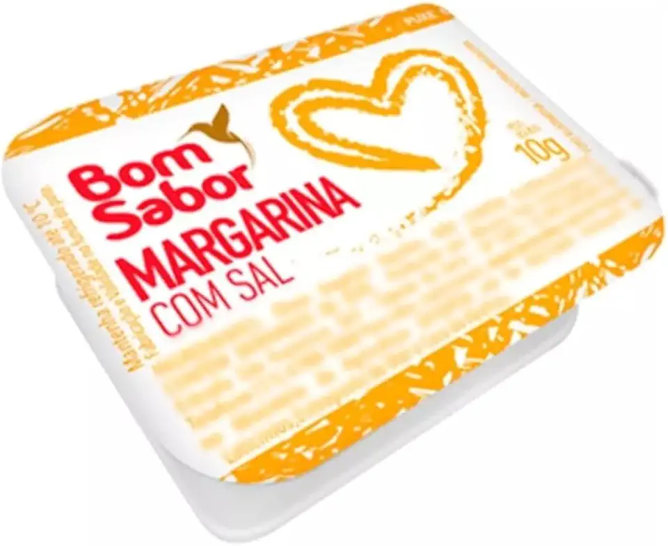 Margarina Bom Sabor 10g Blister Sachê 288un - 2cxs Fechadas