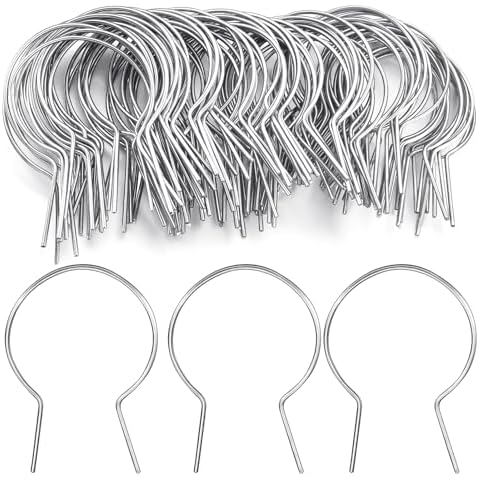 Otoolling 150 Pack, 3" (2 7/8" Od) Twist Fence Ties Preformed 9 Gauge Galvanized Steel Twist Gauge Pre-Cut Chain Link Fence Tools for Fixing Chain Link Mesh for Posts Farms Gardens Cover