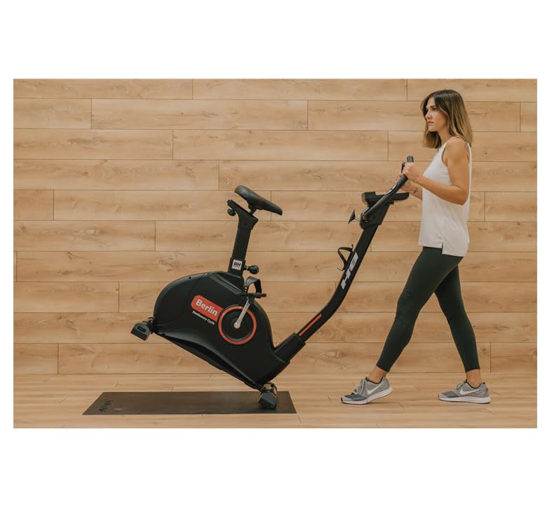 BH Bicicleta Estática Berlin Connect Zwift Kinomap Volante 9kg | Usuario Máximo 130 kg, Resistencia Magnética, 12 Programas, Sillín Regulable