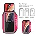 iPod Touch 5th / 6th Generation Armband, JEMACHE Gym Running/Exercise/Workout Sport Arm Band Case for iPod Touch 5/6 Generation with Card/Key Holder (Rosy)