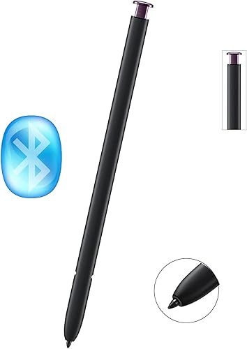 Miniatura 4 de S22 Ultra S Pen con Bluetooth para Samsung Galaxy S22 Ultra 5G SM-S908 Stylus Pen con control remoto S22 Ultra S Pen Reemplazo (borgoña)