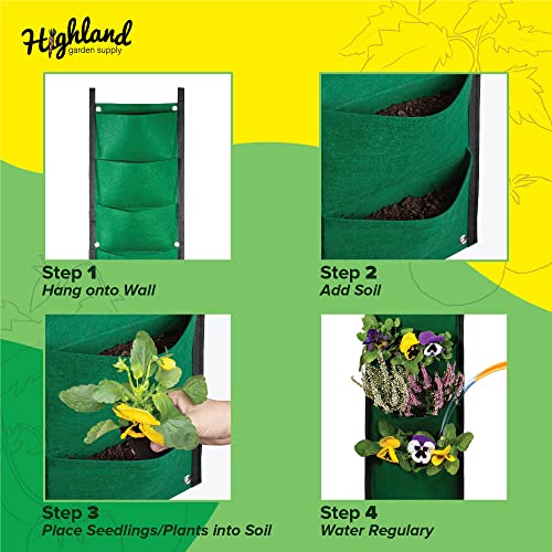 Hanging Vertical Garden Planter 7 Bag Flower Pouch Living Wall Planter Indoor Hanging Herb Garden Planter Garden Wall Plant Wall Pocket Wall Planter Herb Garden Wall Planters For Outdoor Plants Growth #TOP2