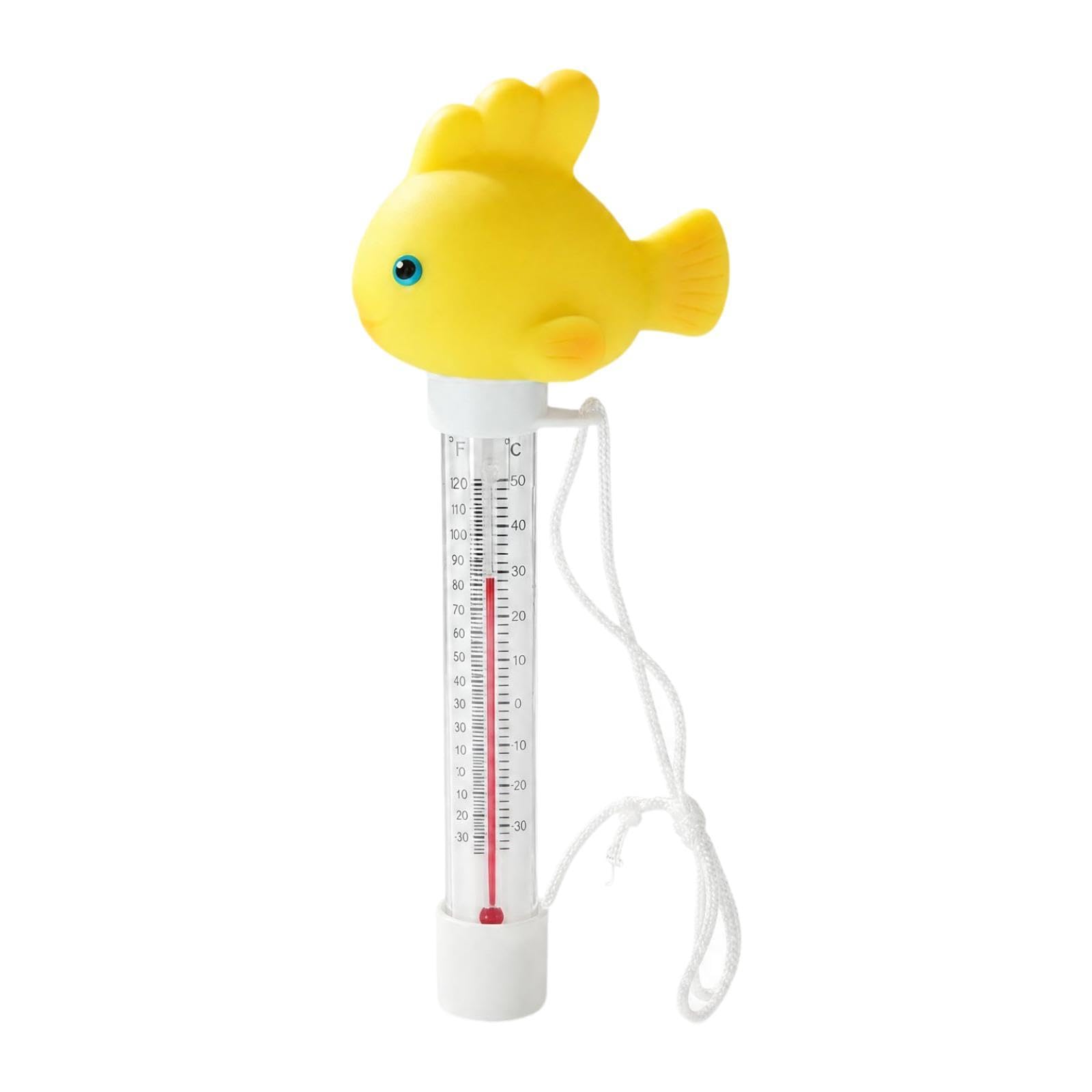 Floating Pool Thermometer Portable Water Thermometer for Pond Spas Hot Tubs 9.5x21.5cm Fish-image-25