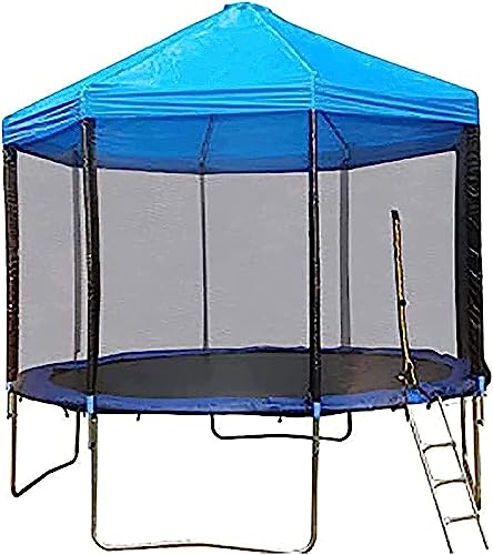 Trampoline Canopy, Backyard Trampoline Tent for Shade and Rain, Canopy Without Frame, Suitable for Outdoor Use(8FT)