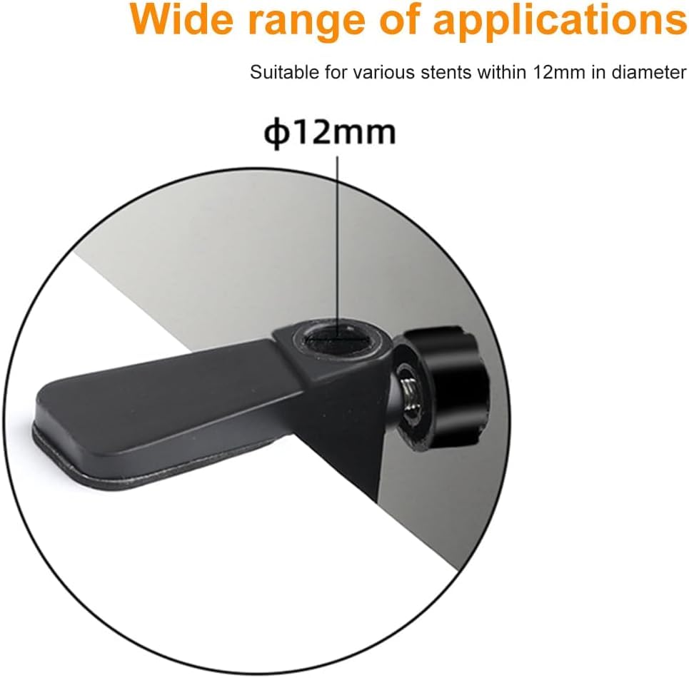 Image of SHOPEE Aluminum Desk Base Clamp Mount C-Clamp Clip Mount for Camera /Monitor, Desktop & Table Mount Holder for Microphone Boom Scissor Arm /Articulating arm Stand /Mic & Tablet (Black)