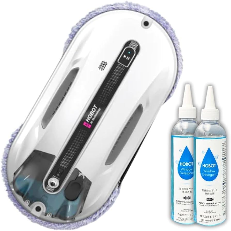 HOBOT 自動窓ふきロボット HOBOT-R3 Amazon | HOBOT-R3 LIXILオリジナルセット【全自動の窓掃除】 ホボット