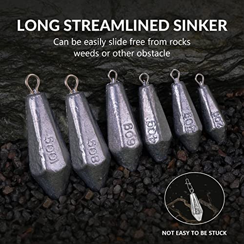 Image of QualyQualy Nail Weights Fishing Weights Sinkers 1g(1 /32oz) 1.5g(1 /18oz) 3g(1 /9oz) Lead Weights Fishing Drop Shot Worms Weights 20pcs /Pack