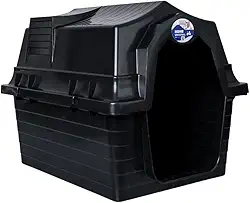 Casinha Pet N4 Para Cachorro De Pequeno E Médio Porte Proteção Contra Raios (Preto)