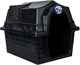 Casinha Pet N4 Para Cachorro De Pequeno E Médio Porte Proteção Contra Raios (Preto)