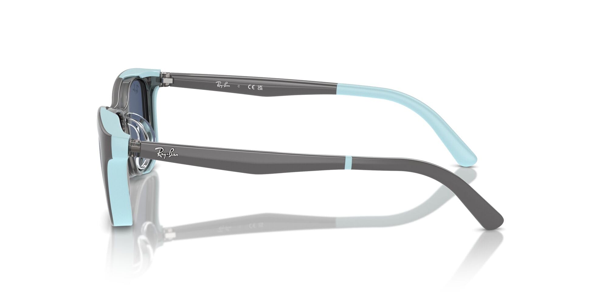 Ray-Ban Chłopcy Ry1626dc Sun Clip-on do prostokątnych oprawek okularów na receptę