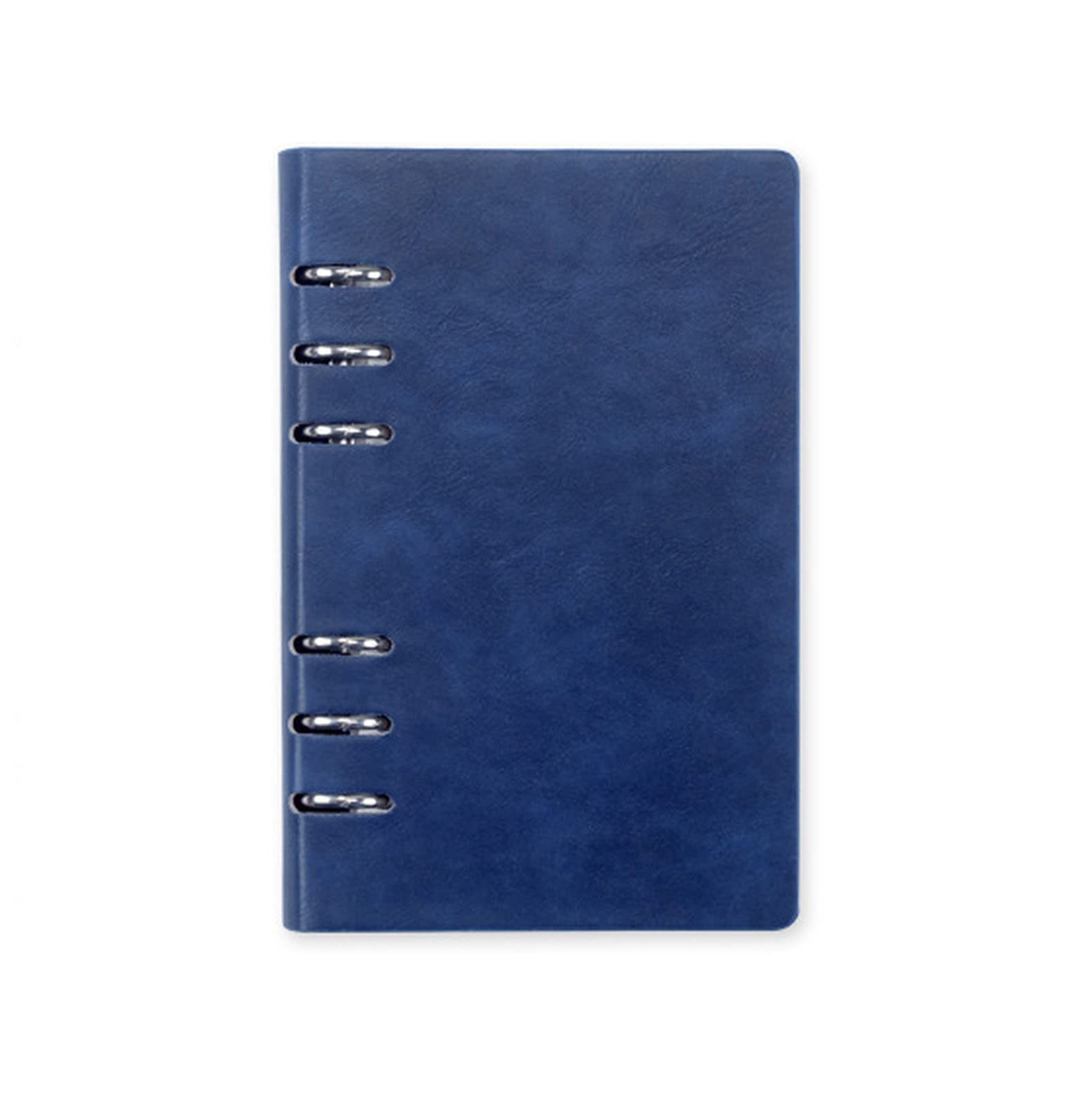 Notatnik A5 A6 / A5 / B5 spiralny notatnik osobisty dziennik podróży dziennik tygodniowy biznesowy notatki książka 6 pierścieni planer organizer artykuły piśmiennicze szkicownik notatnik (kolor: niebieski, rozmiar