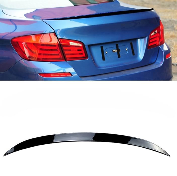 Aileron arrière pour BMW Série 5 F10 M5 2011-2017 en finition noir brillant