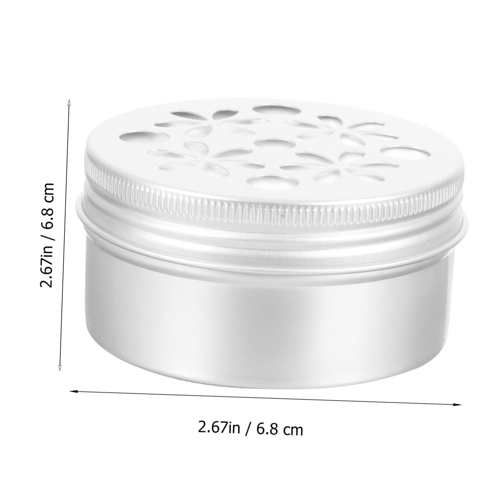 Caja de Entrenamiento Olfativo para Perros de Aluminio Resistente a Mordeduras, Capacidad 80ml, Paquete de 10 Unidades para Adiestramiento de Perros en Casa